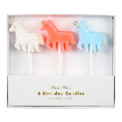 Meri Meri Unicorn Candles - Lemonade Party Box