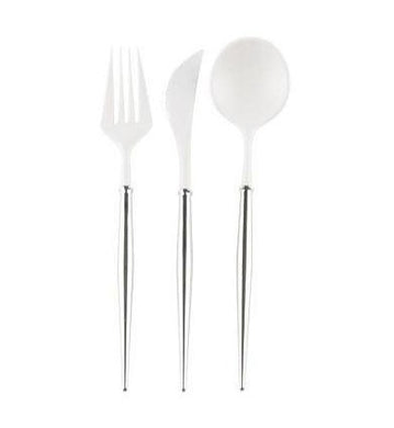 Bella Silver Reusable Cutlery Set - Lemonade Party Box