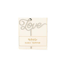 Load image into Gallery viewer, ‘Love’ Cake Topper - Lemonade Party Box

