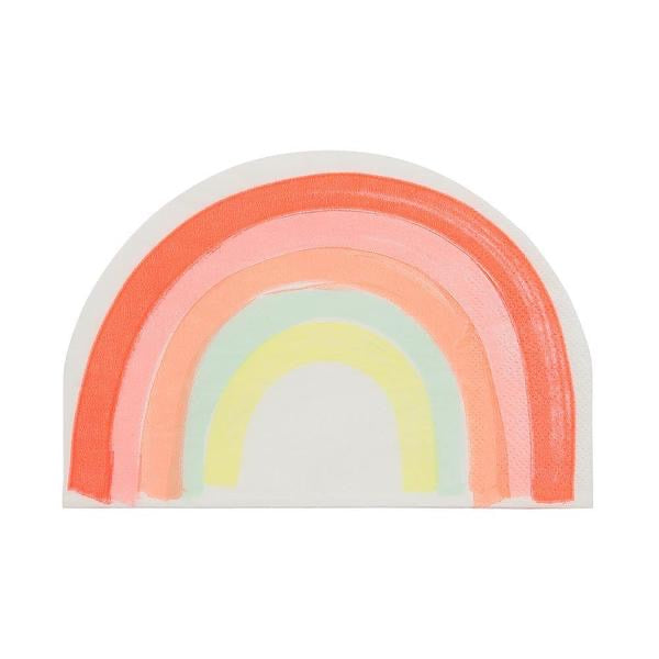 Meri Meri Neon Rainbow Napkin