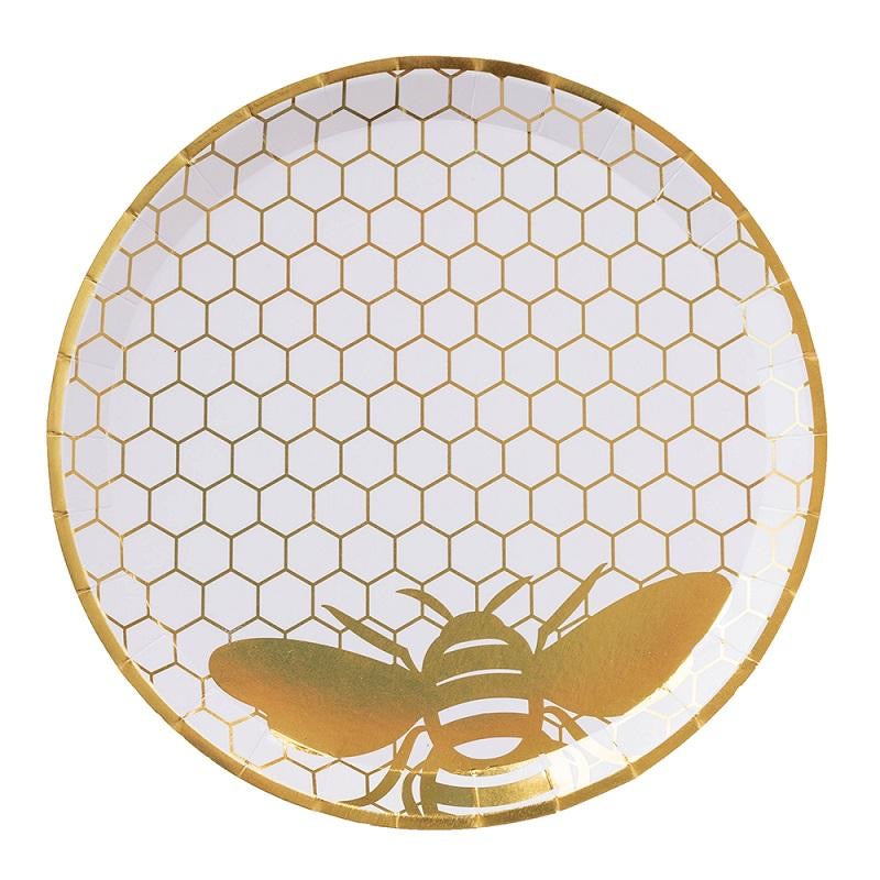 Honey Bee Dinner Plates