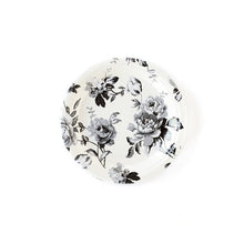 Load image into Gallery viewer, Black Floral 7” Dessert Plate - Lemonade Party Box
