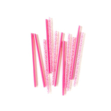 Load image into Gallery viewer, Pink Cheetah Reusable Straws - Lemonade Party Box
