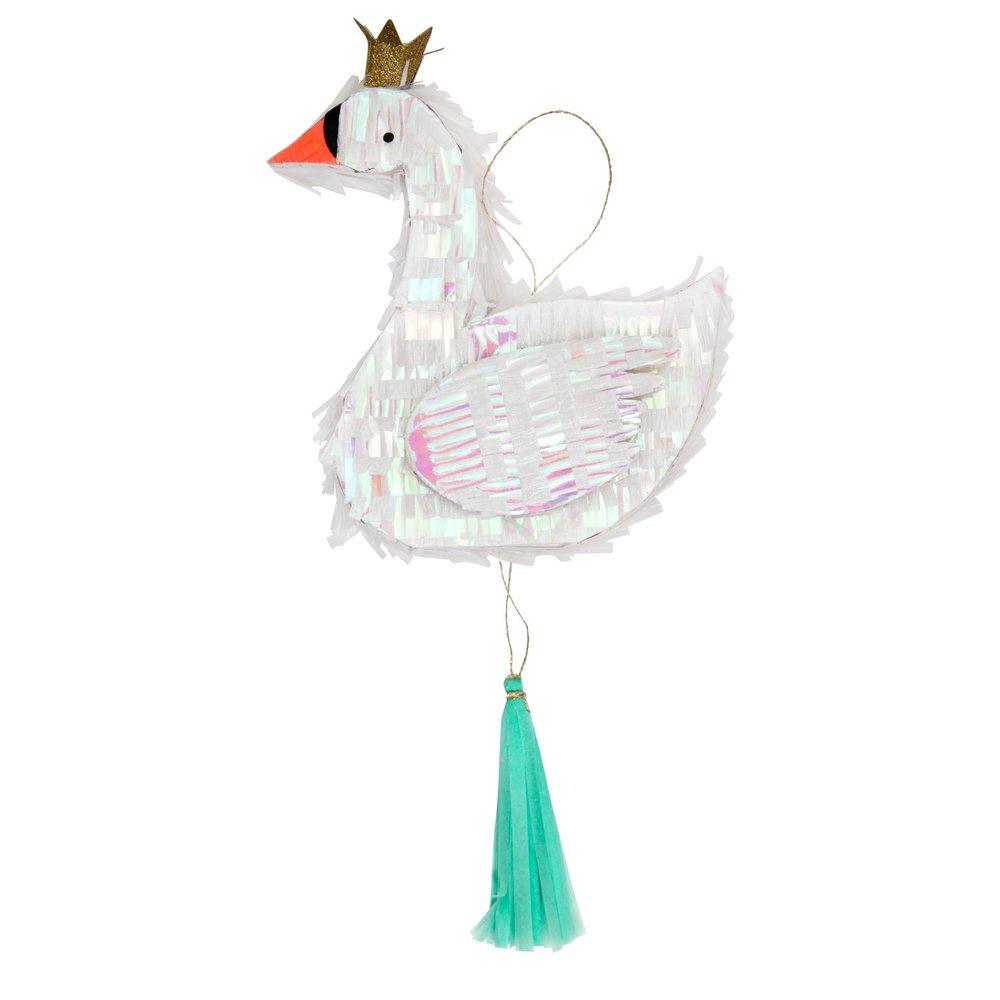 Pretty Swan Party Pinata Favor - Lemonade Party Box