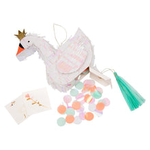 Load image into Gallery viewer, Pretty Swan Party Pinata Favor - Lemonade Party Box
