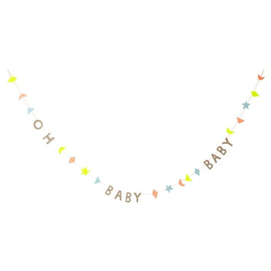 Meri Meri Oh Baby Baby Shower Garland