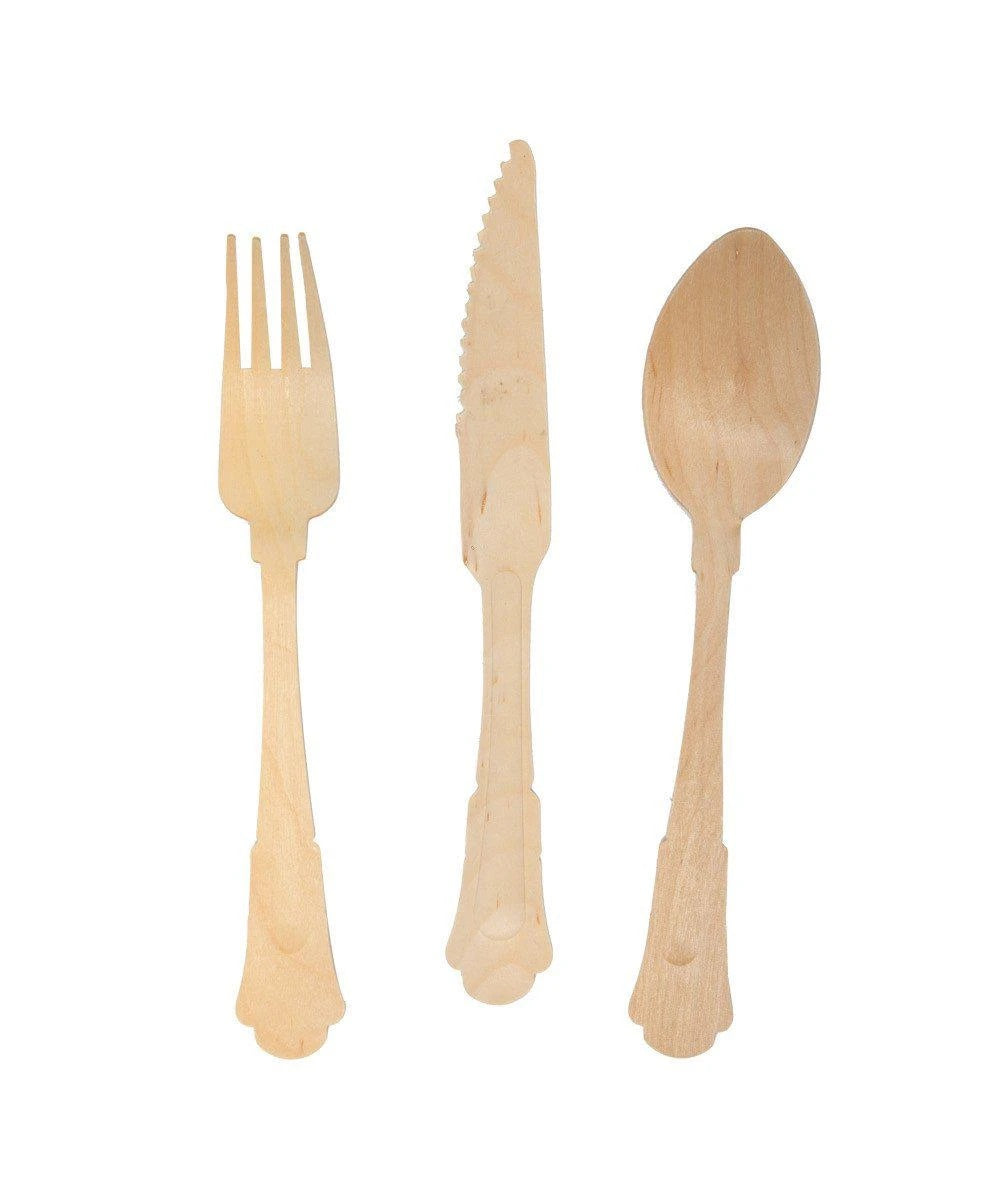 Deluxe Wooden Cutlery
