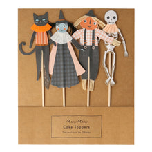 Load image into Gallery viewer, Meri Meri Halloween Pumpkin Patch Cake Toppers
