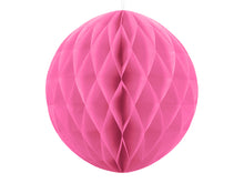 Load image into Gallery viewer, Medium Pink Honeycomb Decorations 20cm
