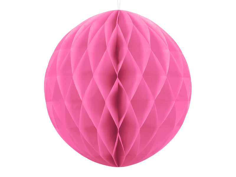 Medium Pink Honeycomb Decorations 20cm