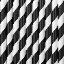 Load image into Gallery viewer, Black and White Straws
