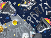 Load image into Gallery viewer, Rocket Ship Plate - Space Party - Lemonade Party Box

